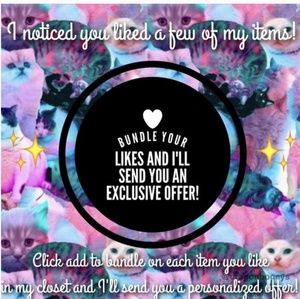 Bundle my items for a great deal!